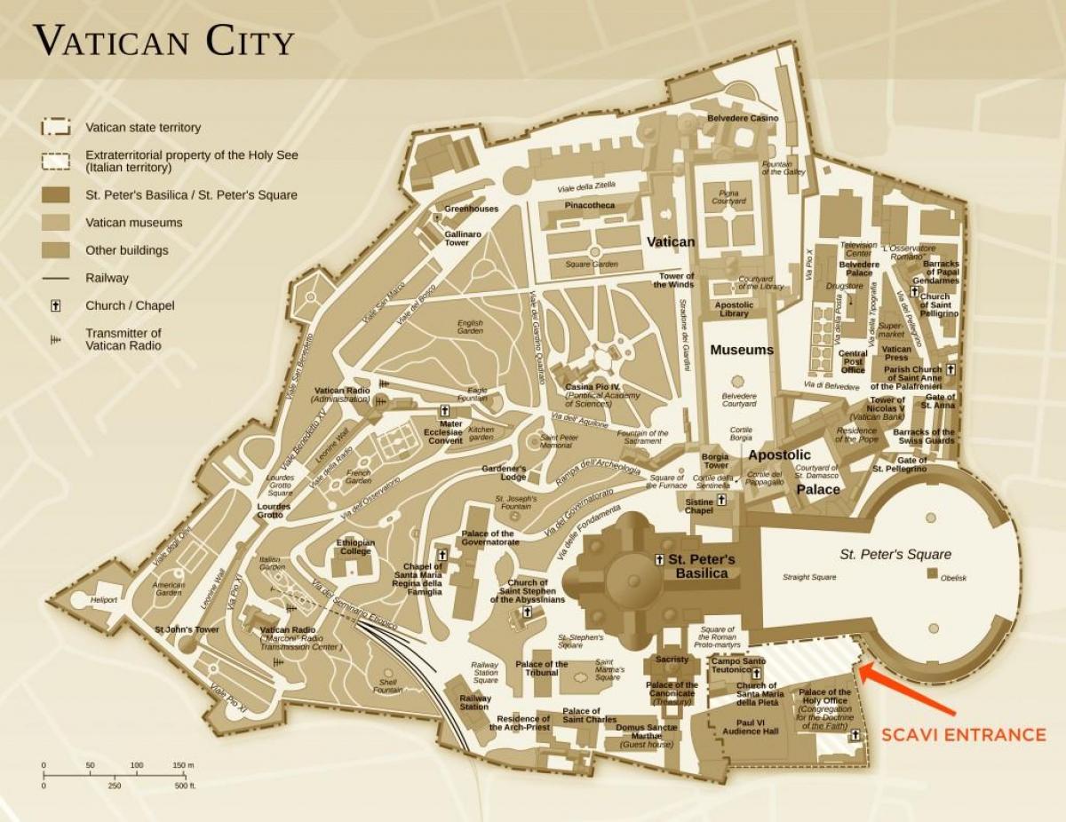 خريطة الحفريات مكتب الفاتيكان